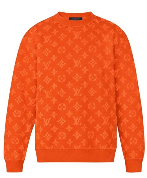 louis vuitton pullover orange herren|louis vuitton hoodie.